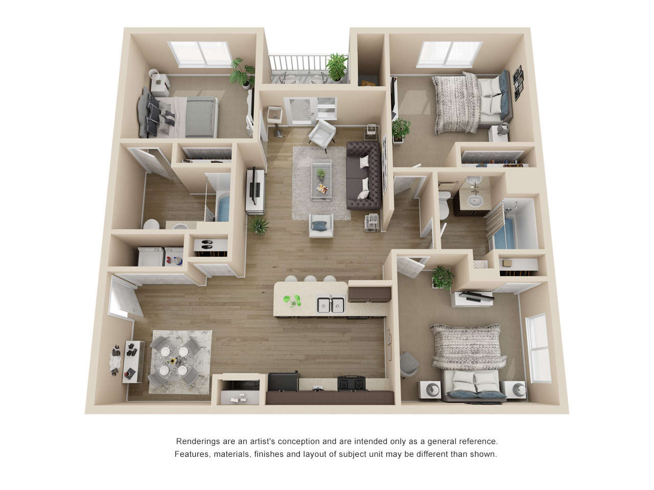 Garden C2 - 3 Bedroom