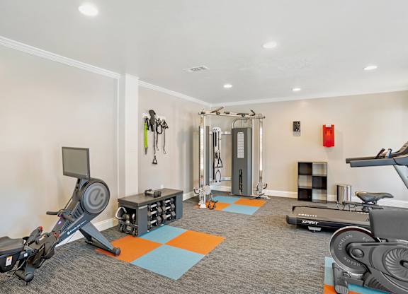 Gym at Arbors at Natchez Trace Apartments, Mississippi, 39157