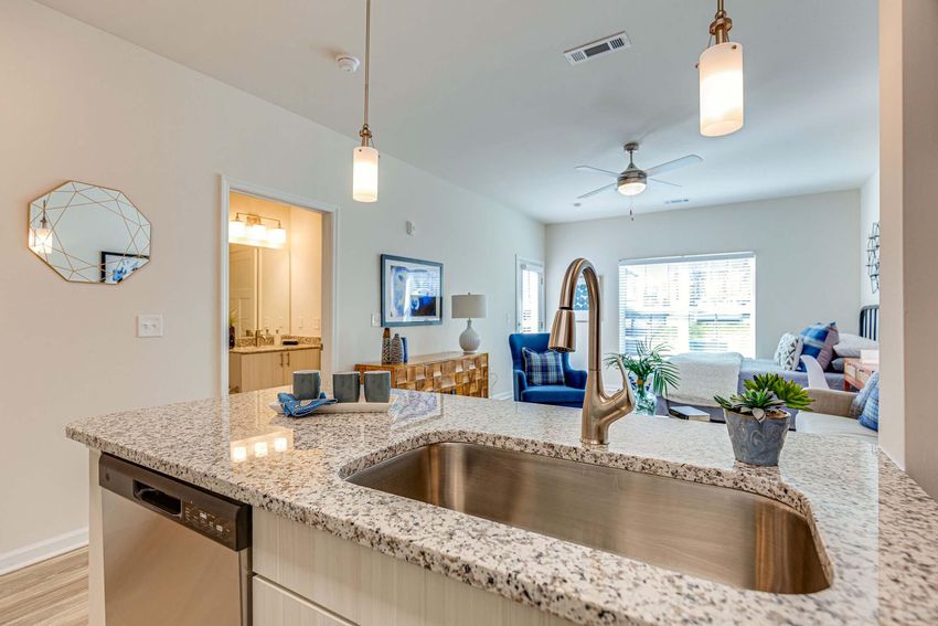 The Villages at Forest View provides a spacious sink