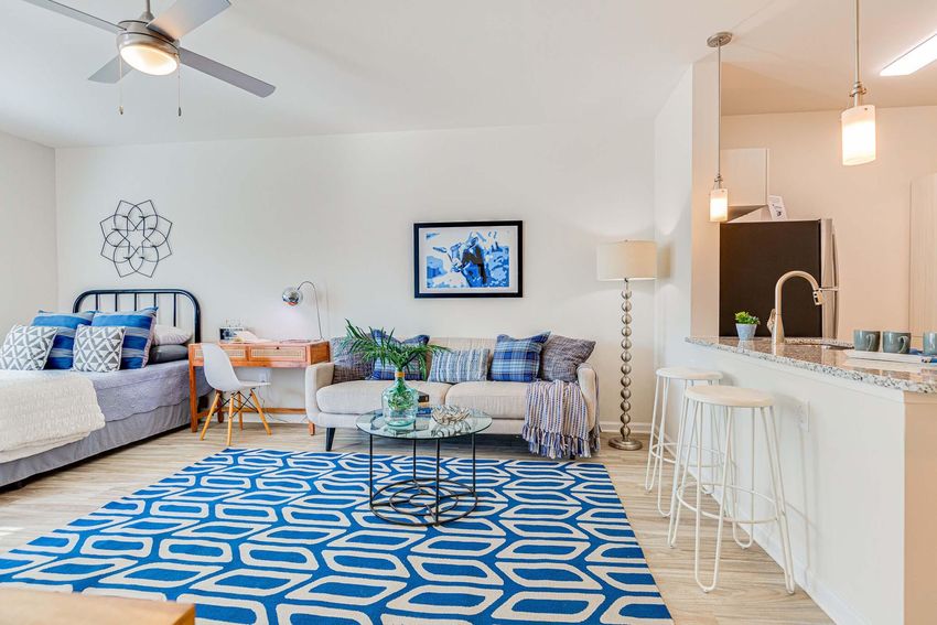 We offer beautiful studio apartments at The Villages at Forest View