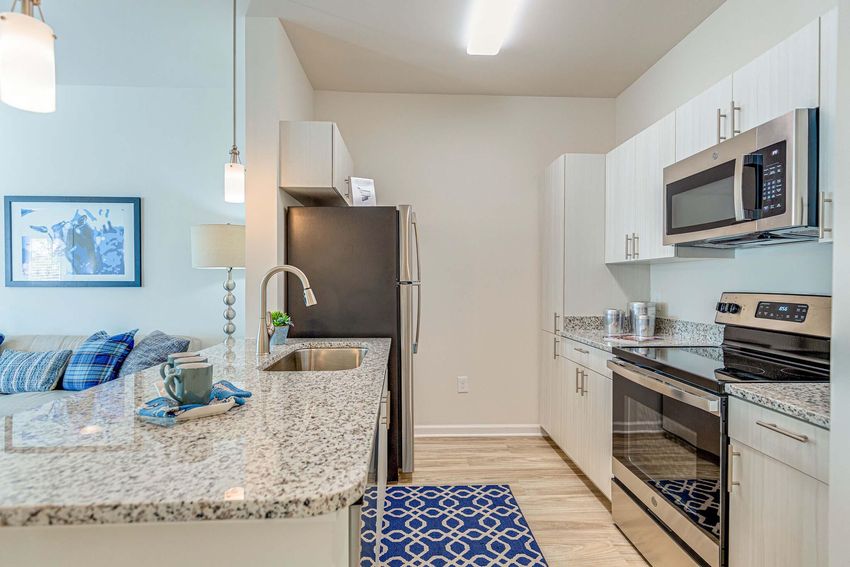 This is the kitchen at The Villages at Forest View