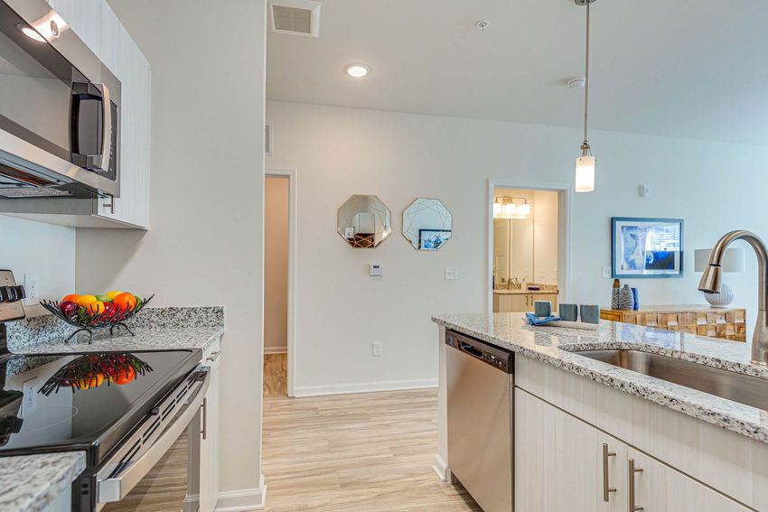 The Villages at Forest View offers stainless steel appliances