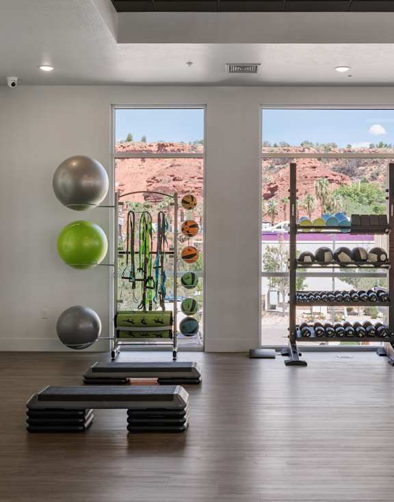 Gym Area at 605 Place Student Housing & Co-Living, Utah, 84770