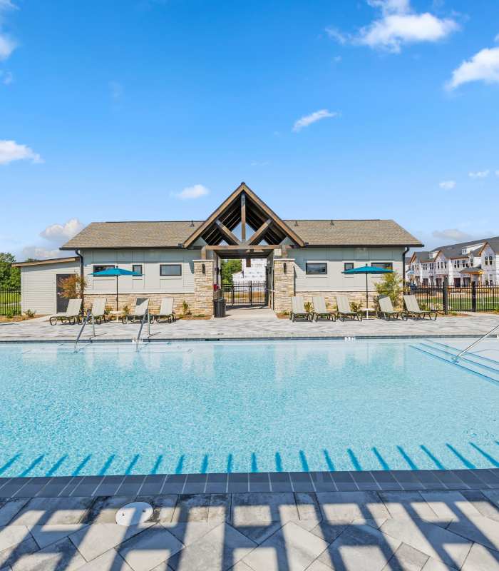 Resort-style pool at Artisan Living Mills River in Mills River, North Carolina