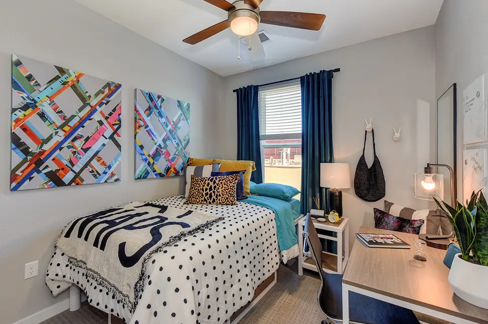 furnished bedroom