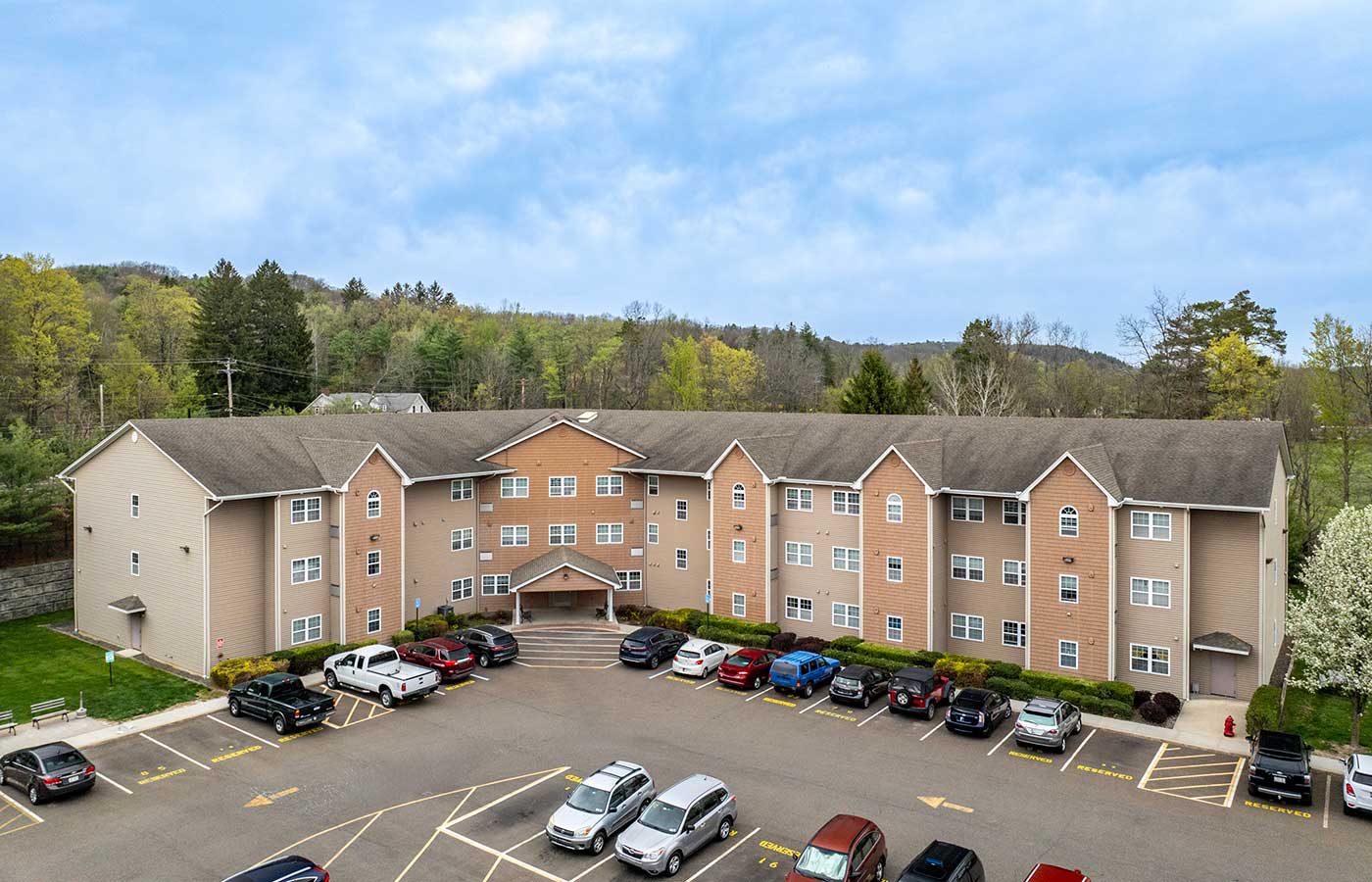 Ellenville NY Senior Housing Exterior/Entrance