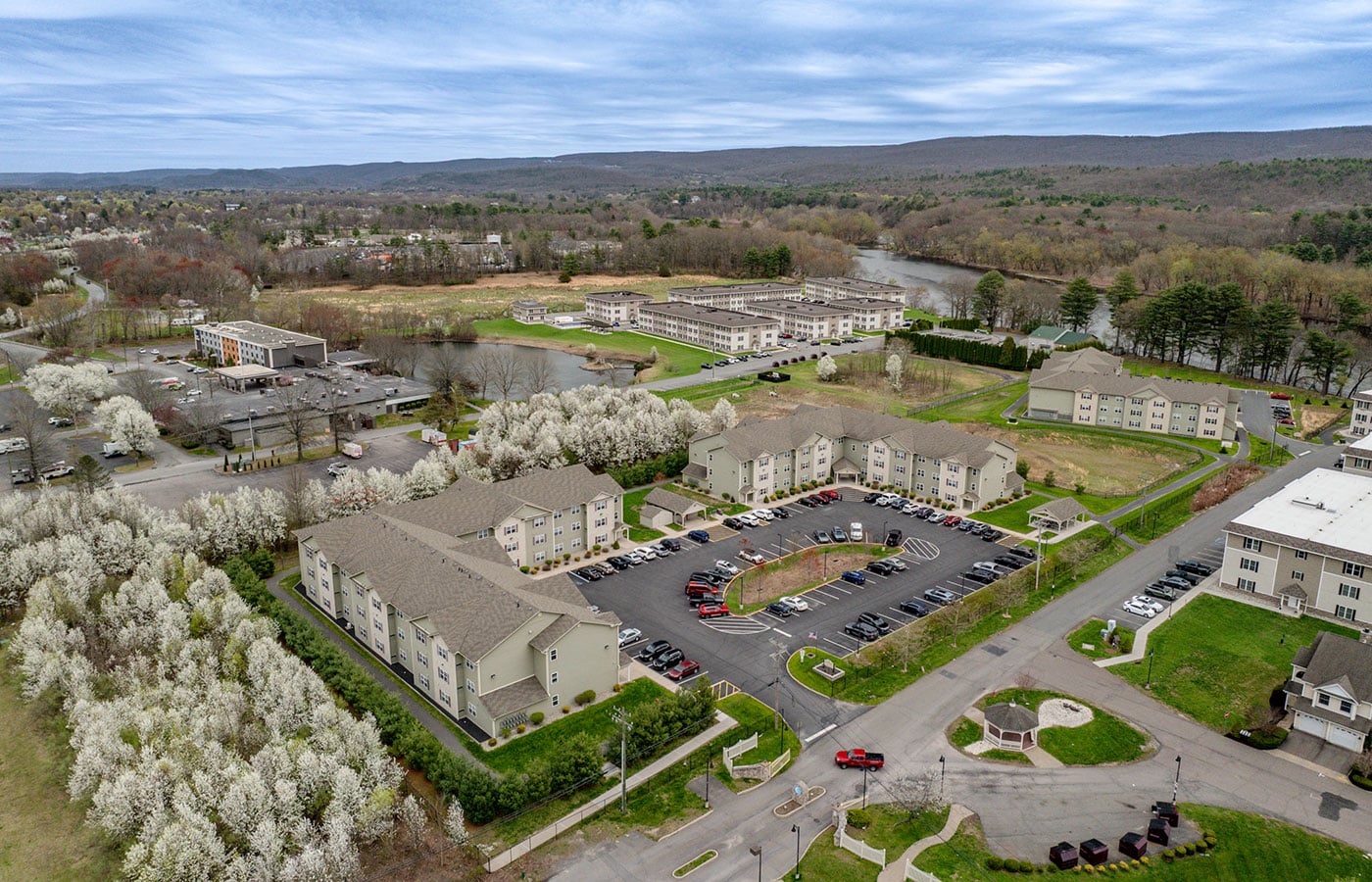 Matamoras PA Westfall Apartments Aerial View