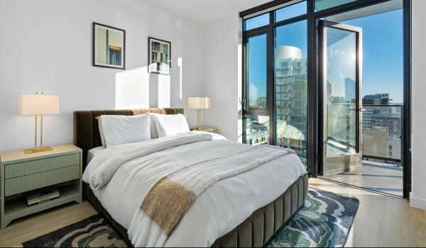 Bedroom with Balcony