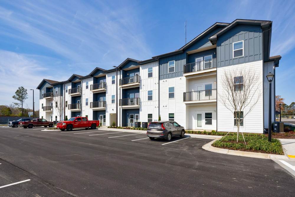 Exterior View of Parking Area at The Massell in Cartersville, Georgia