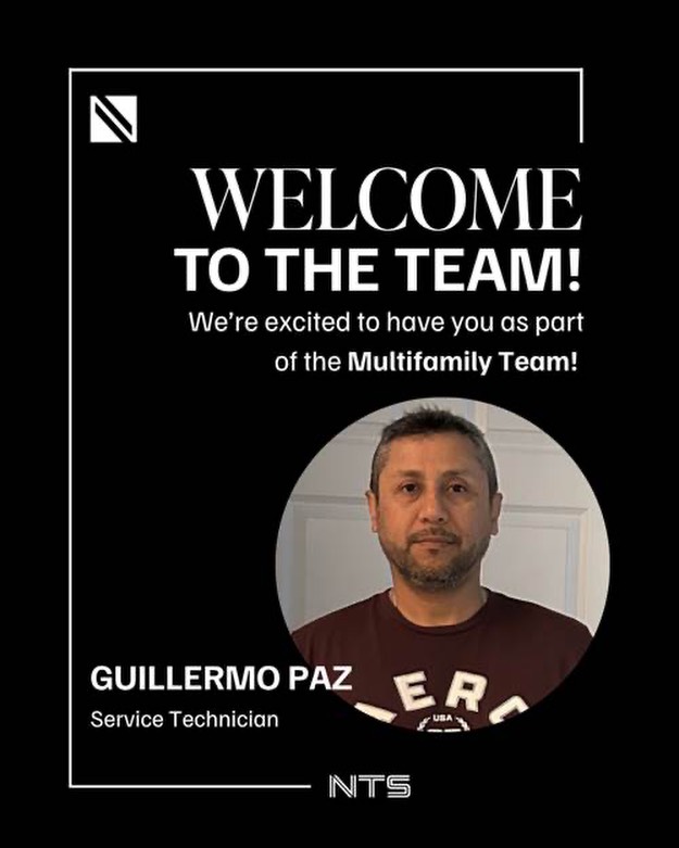 Let’s give a warm welcome to Guillermo Paz, who is joining our team at The Grove at Swift Creek...