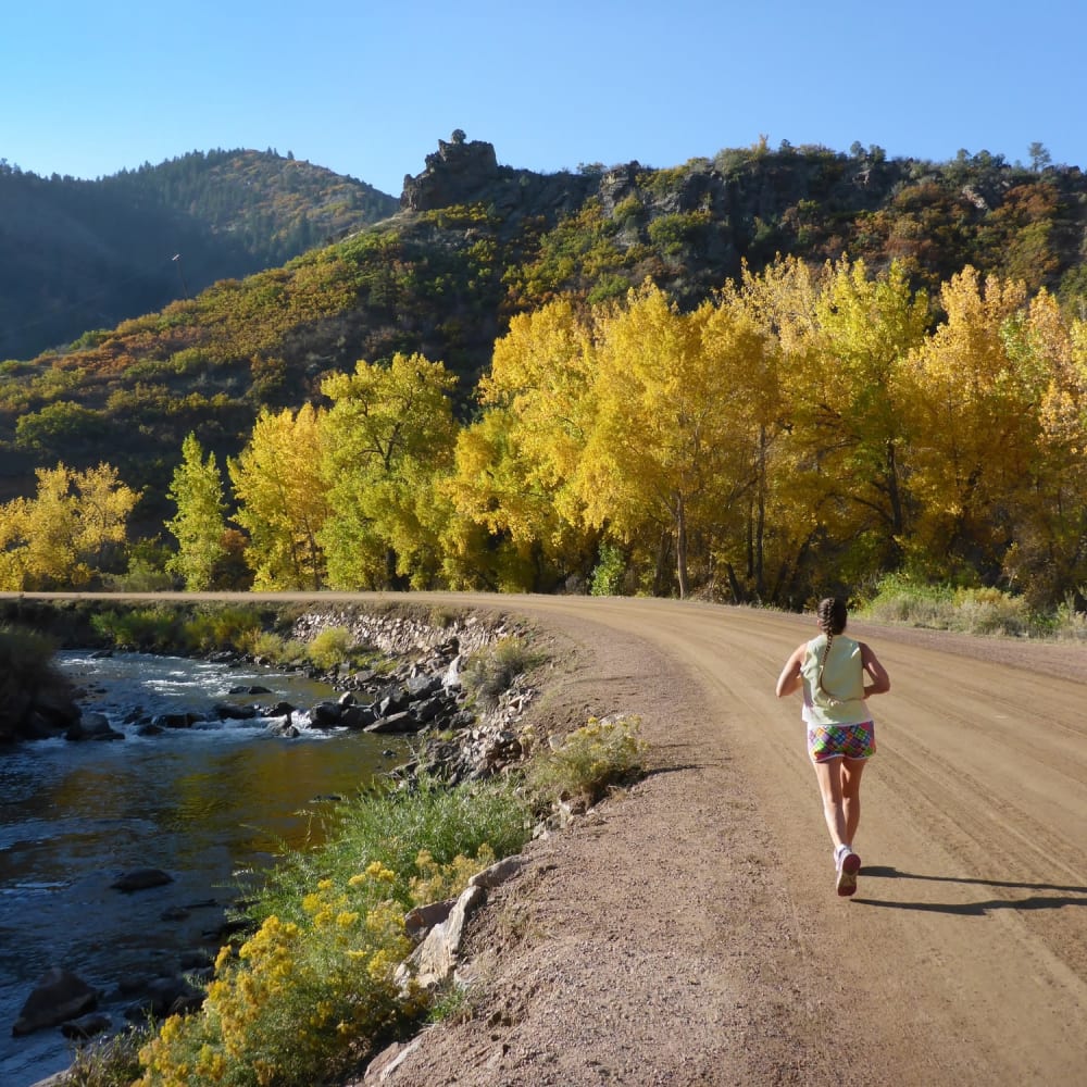 South Platte River Trail near at Ironworks on Fox in Denver, Colorado