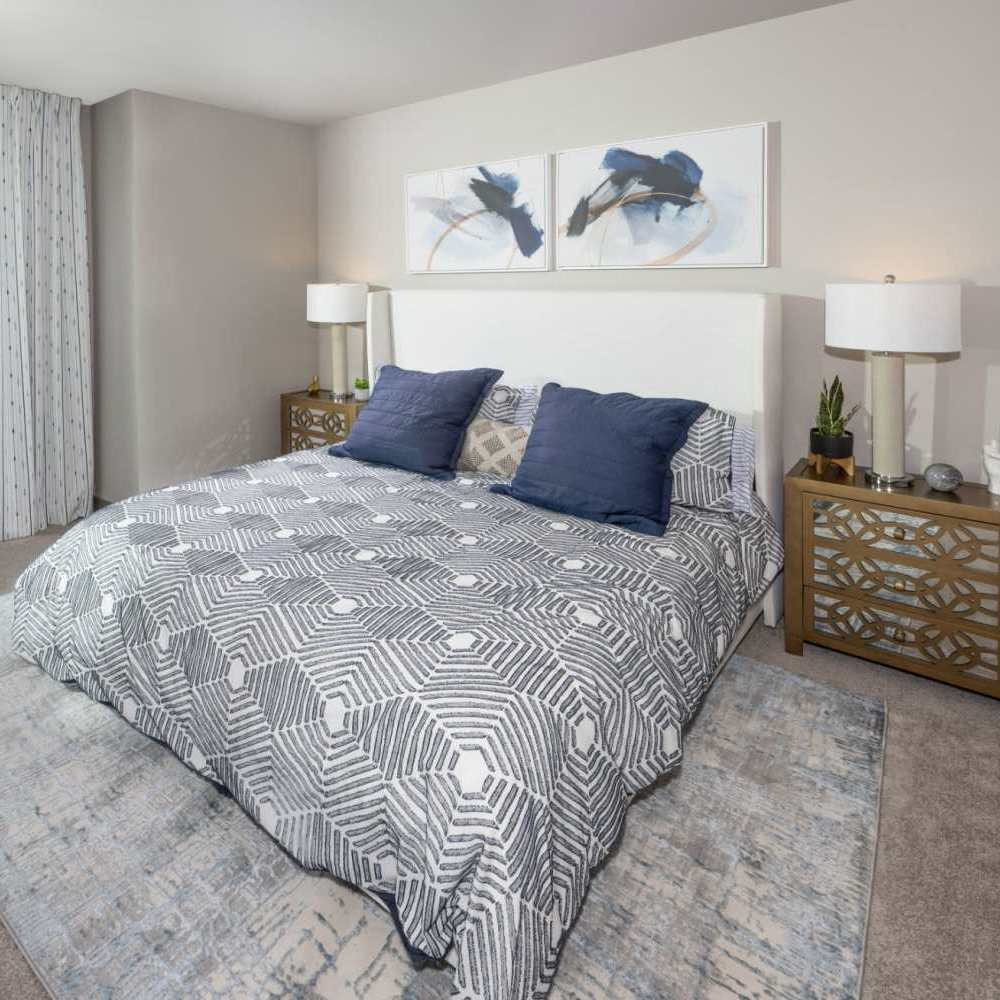 Bedroom at The Beacon in Fremont, California