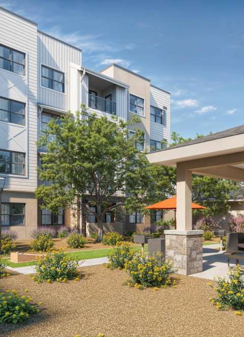 Courtyard View at Orchard Springs 55+ Apartment, Surprise, AZ, 85374