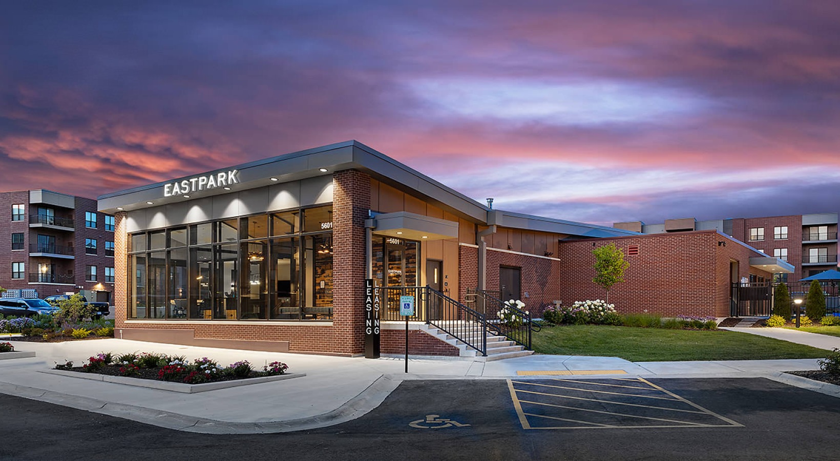 Eastpark leasing office exterior