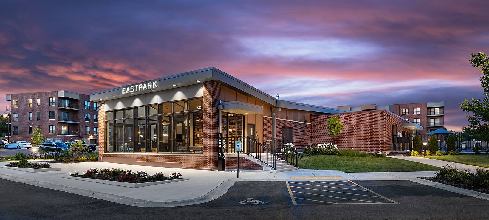 Eastpark leasing office exterior