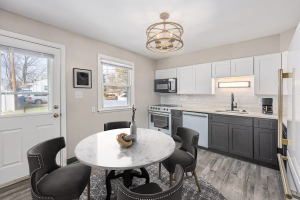 photo of newly remodeled interior kitchen