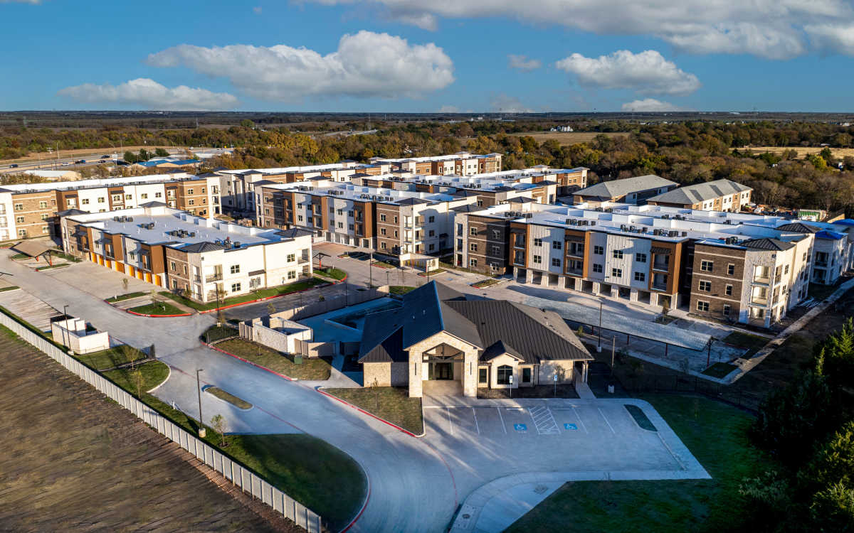 Rendering of community at Malloy Bridge in Seagoville, Texas