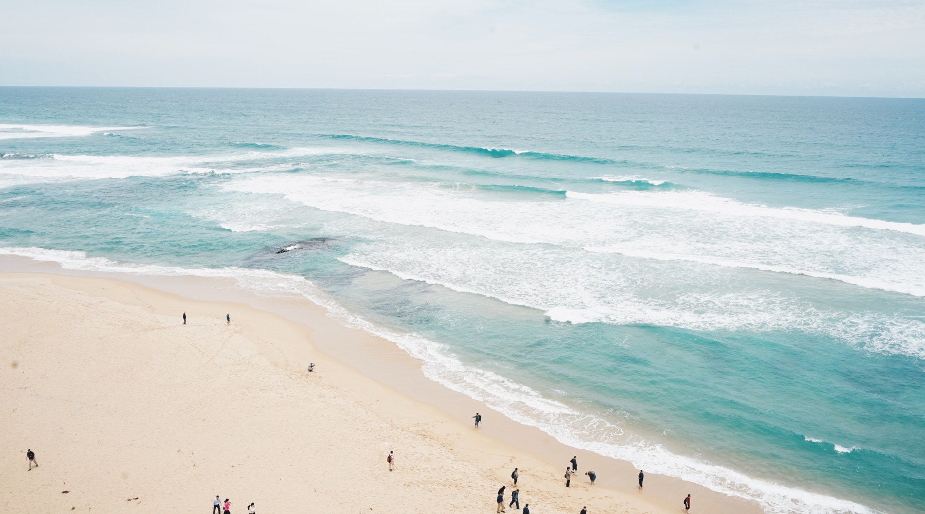 Beach with waves