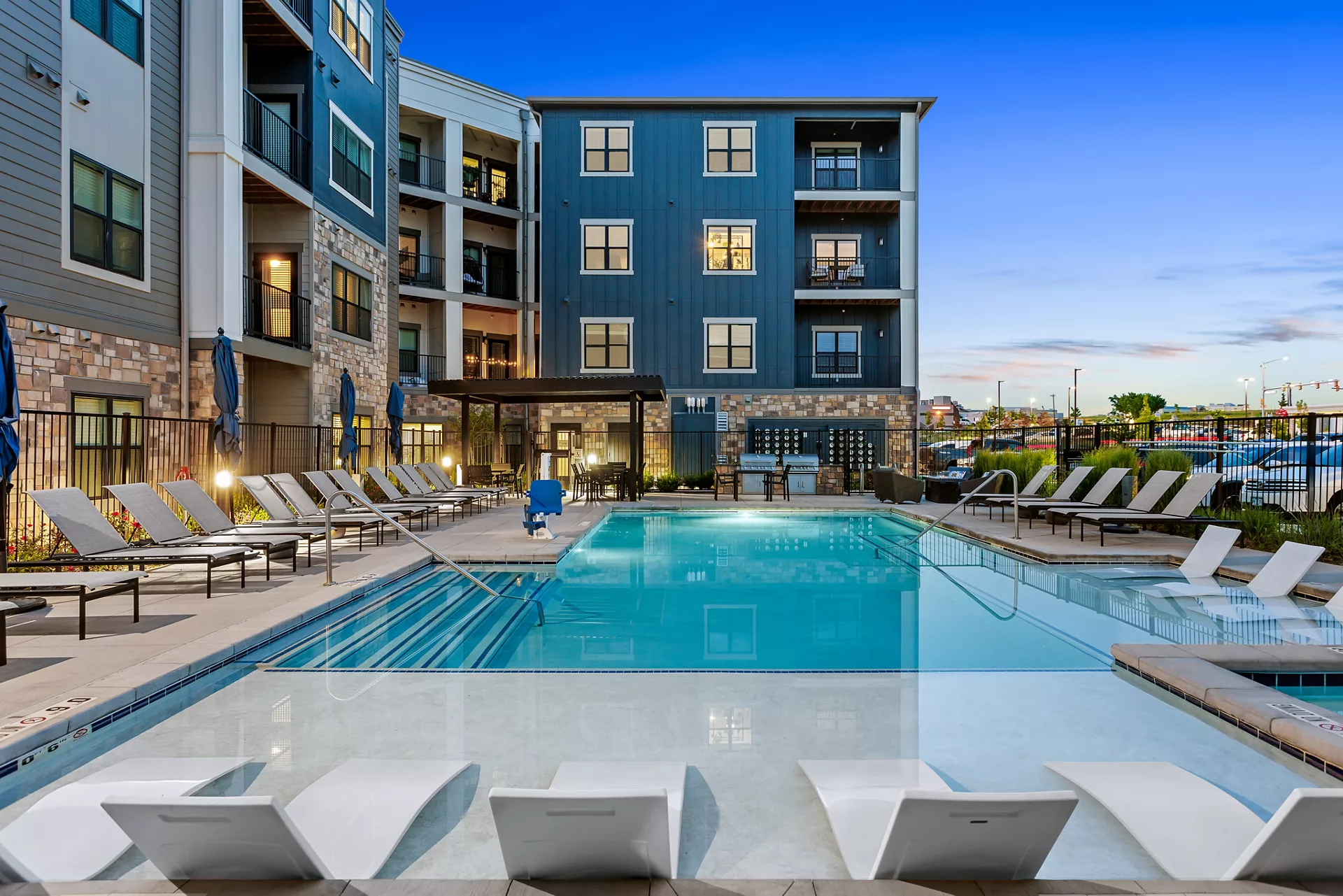 Pine and Parker - Parker, CO - Pool and Sunshelf