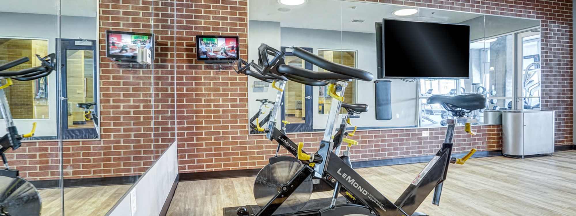 Fitness center at The Nine in Louisville, Kentucky