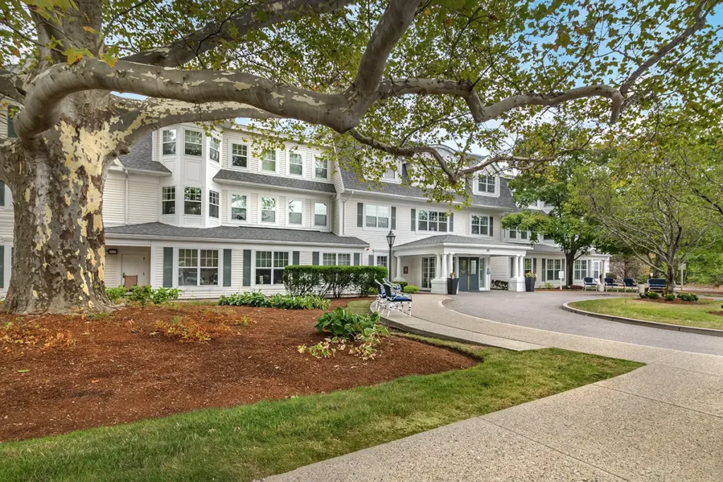 exterior of Charter Senior Living of Dedham