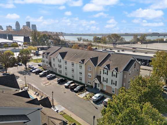 Property From Above at AVIA North Shore Apartments, Jeffersonville, Indiana