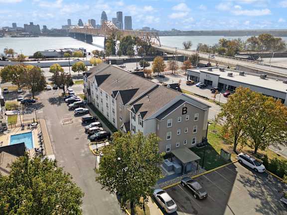 Overhead View Of Property at AVIA North Shore Apartments, Jeffersonville, IN