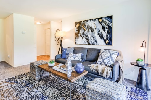 Spacious Living Room at Westwinds Apartments, Maryland