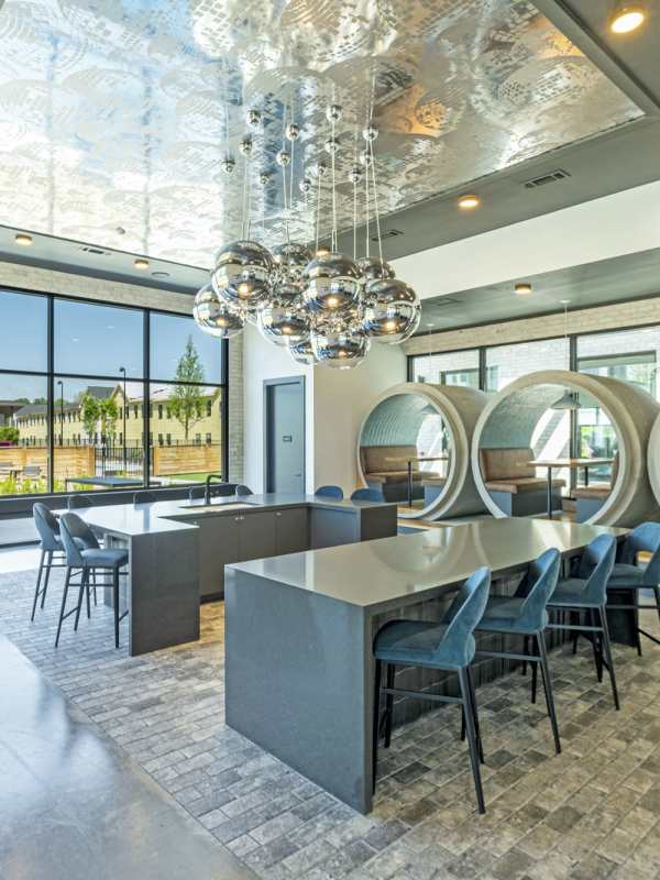 Beautiful clubhouse at Maverick in Atlanta, Georgia