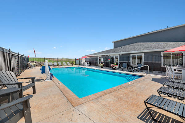 Residential Swimming Pool at Red Rock Apartments, Rapid City, SD, 57702