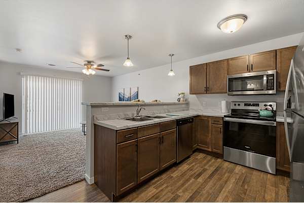 Luxury Kitchen at Red Rock Apartments, Rapid City, 57702