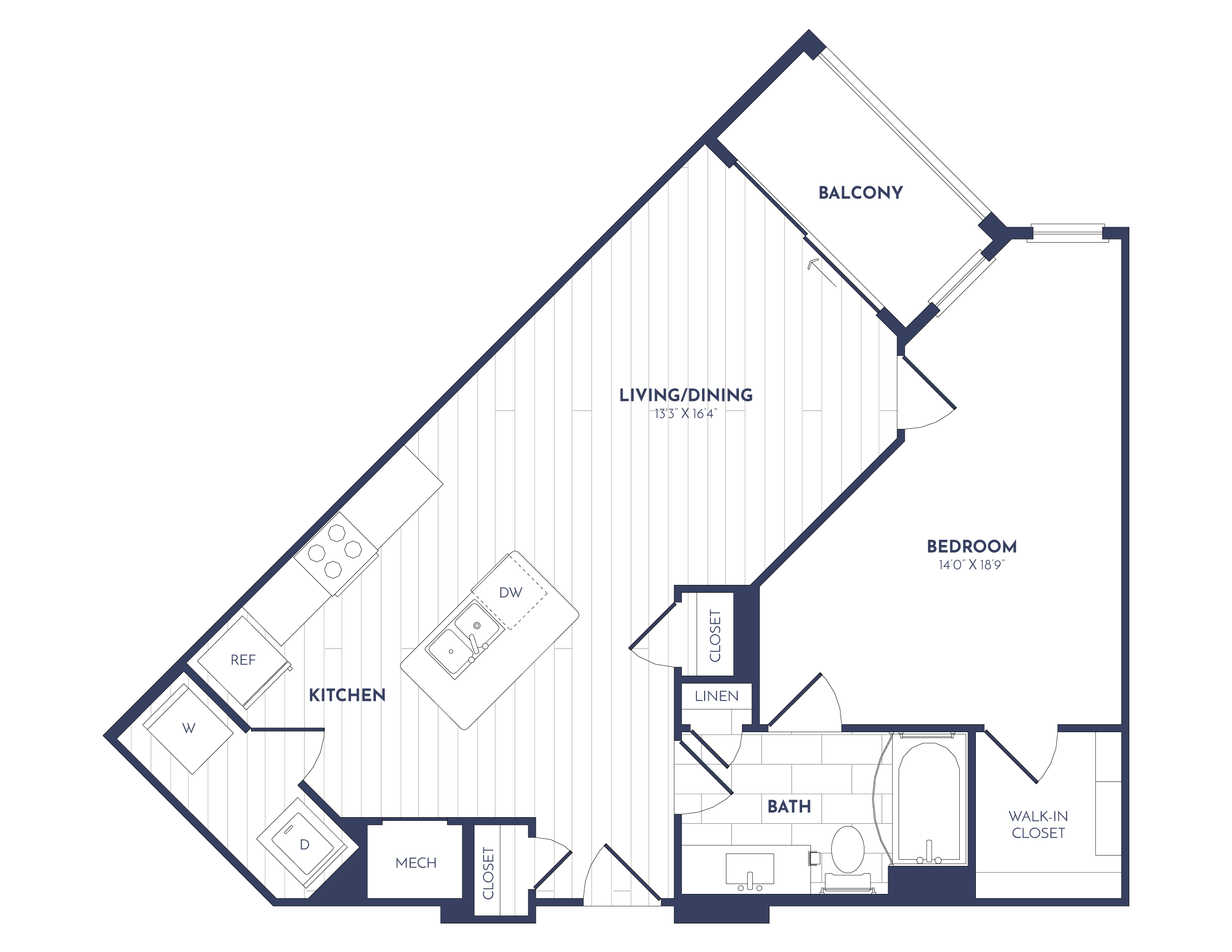 Apartment 204 floorplan