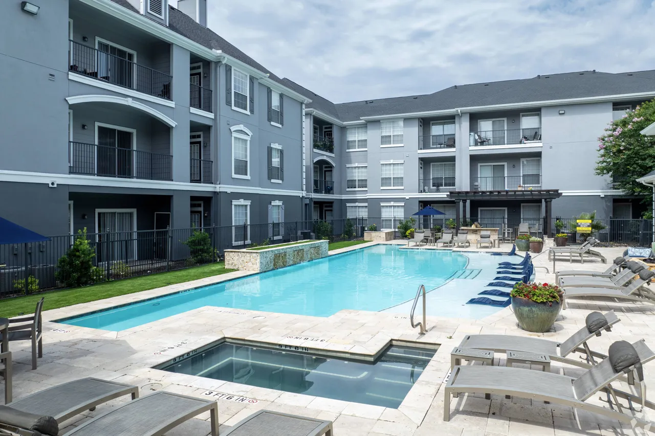 Resort Inspired Pool with Tanning Ledge