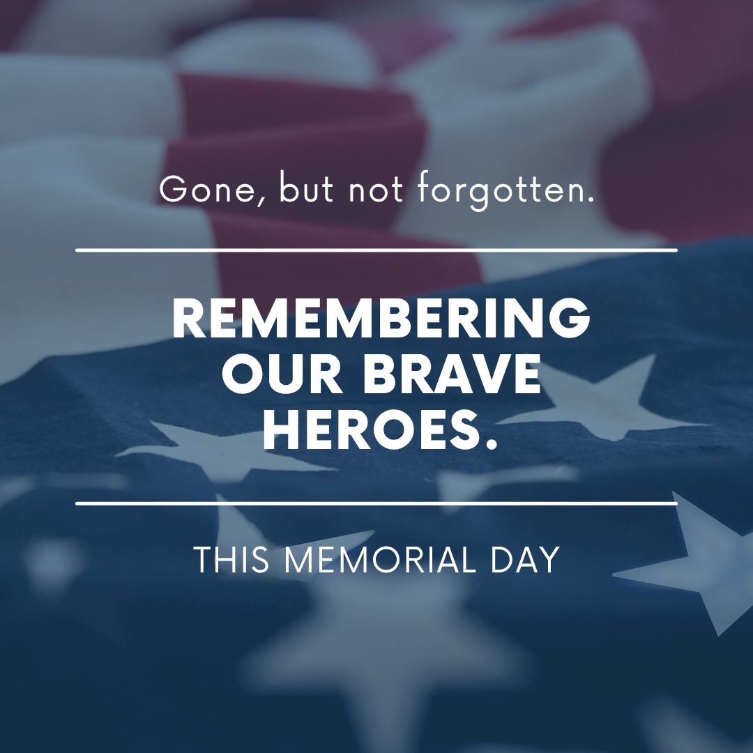 Freedom isn’t free. Today we honor those who gave everything for it. ❤️🤍💙 #MemorialDay #HonorAndRemember