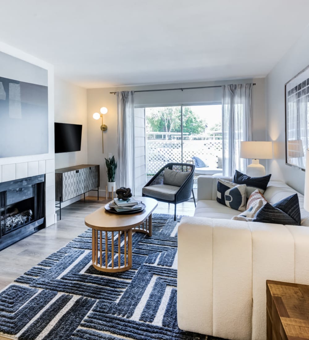 Beautiful living room at Sofi Ocean Hills in Oceanside, California