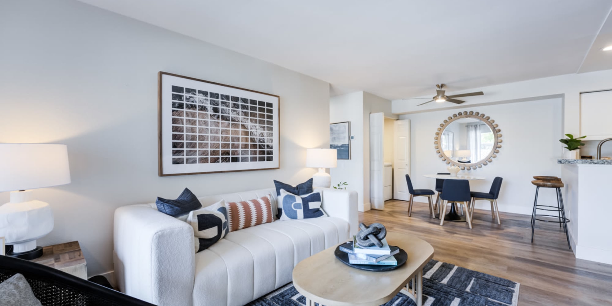 Living room at Sofi Ocean Hills in Oceanside, California