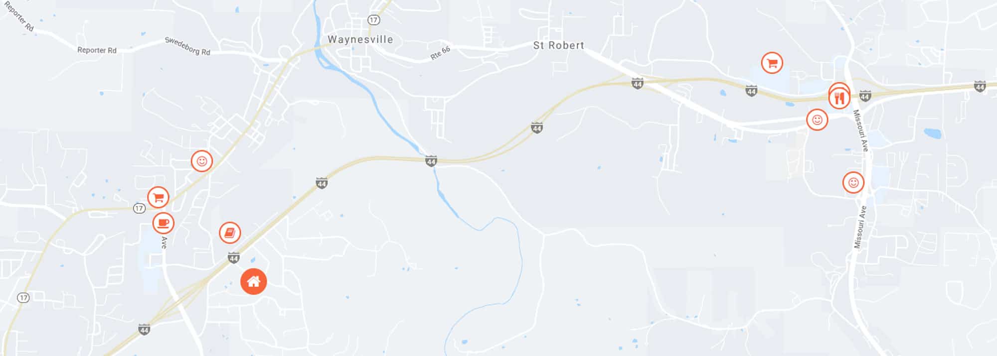 Nearby Location Hotspots Map