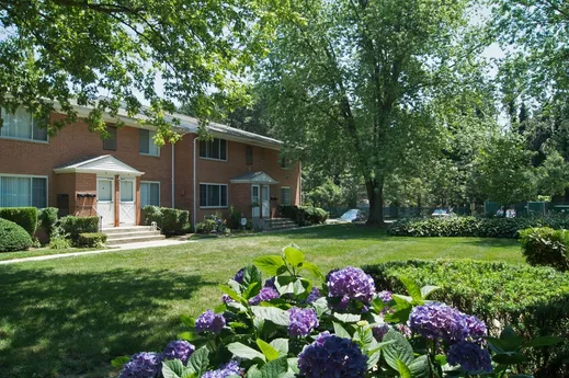 Exterior of community buildings.