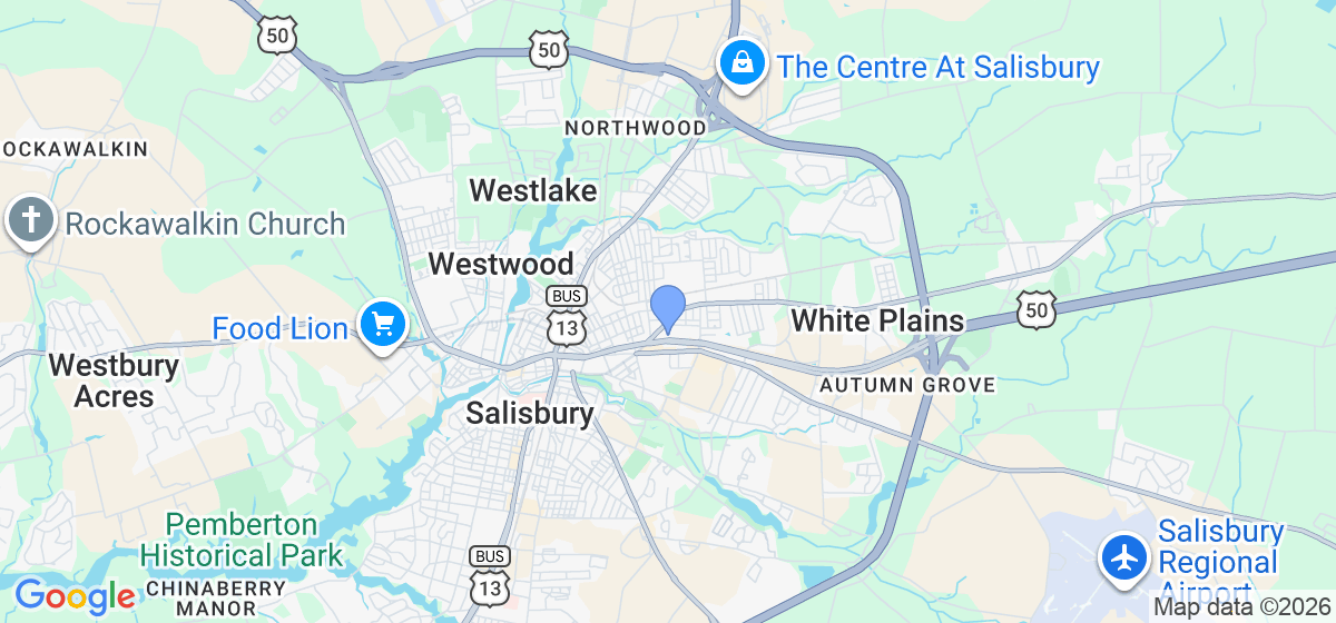 Google map of Atria Salisbury