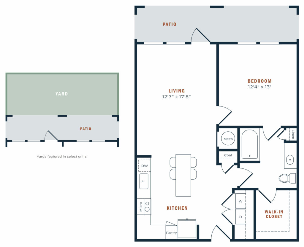 Make the Most of Every Square Foot - one bedroom luxury apartment floor plan