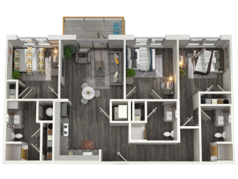3 bedroom floor plan