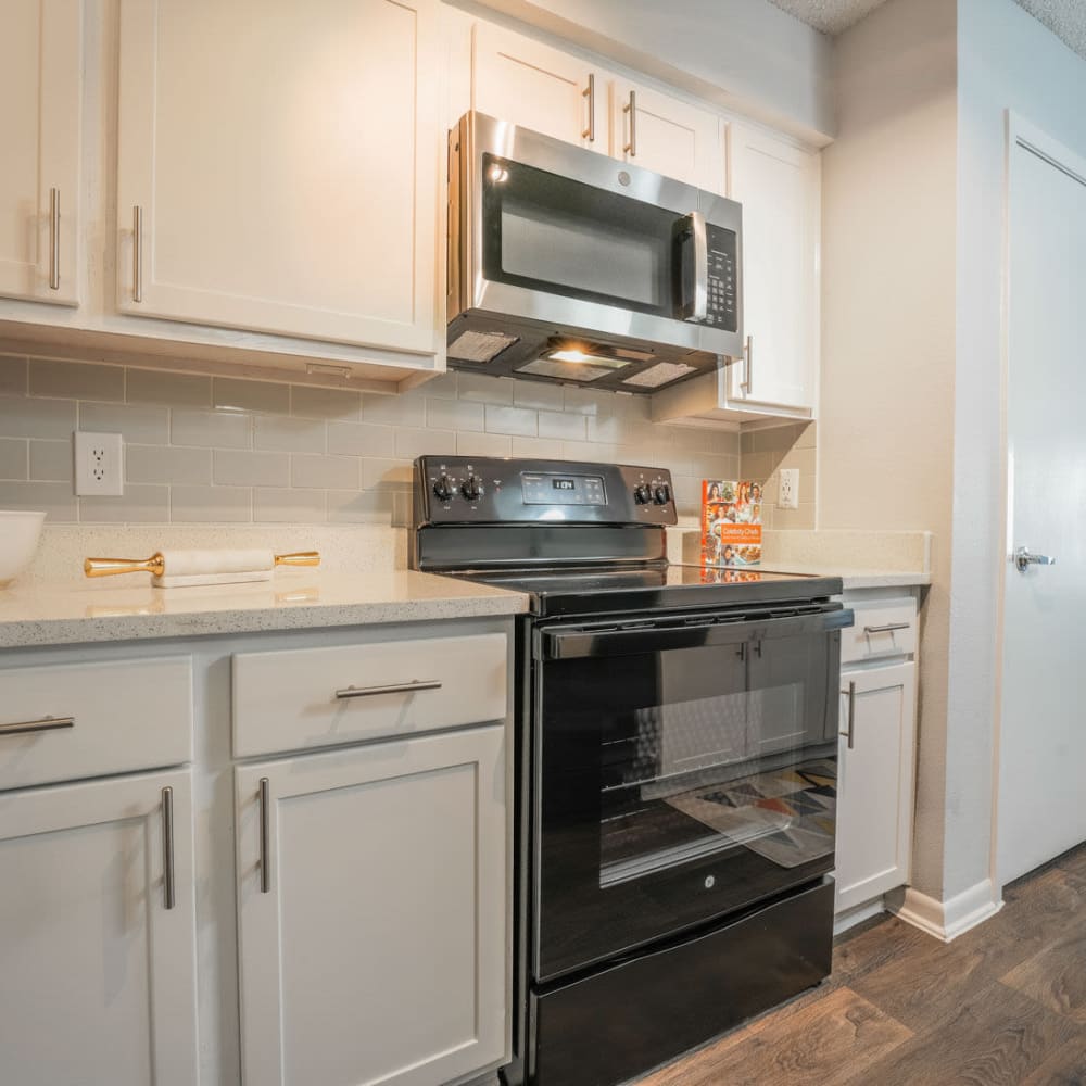 kitchen at The Lakebridge Townhomes