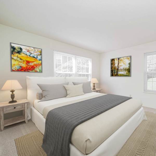 View floor plans offered at Village Green Apartments in Chesterfield, Missouri