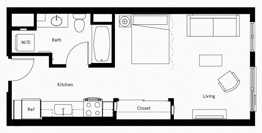 Floor Plan Image of Apartment Apt 527