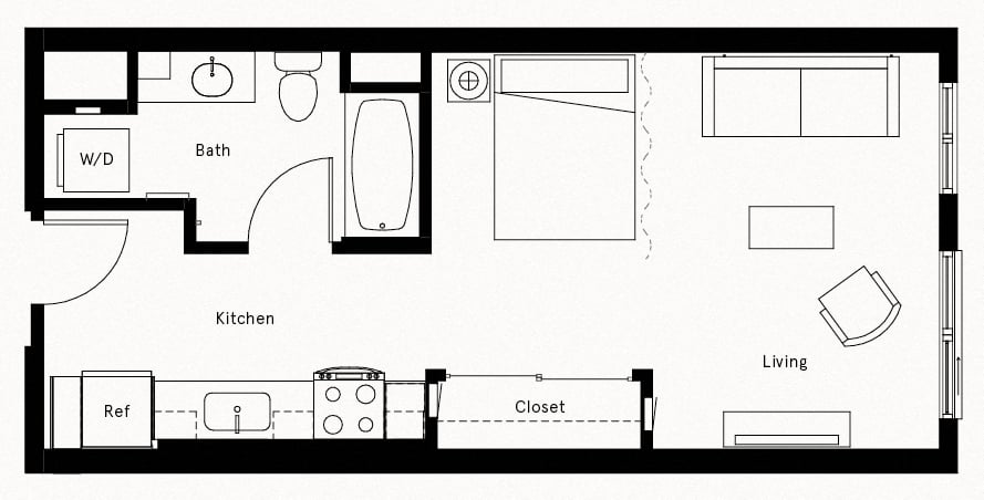 Floor Plan Image of Apartment Apt 528