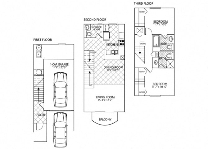 floor plan image of apartment in Barcelona
