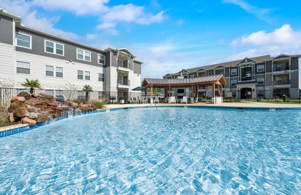 Swimming pool at The Tennyson at Tomball in Tomball, Texas