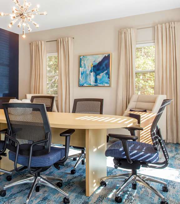 Conference room at Cobalt Springs Apartment Homes in Taylors SC