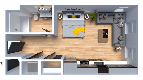 Astria Floor Plan at Solhavn Apartments, American Fork, 84003