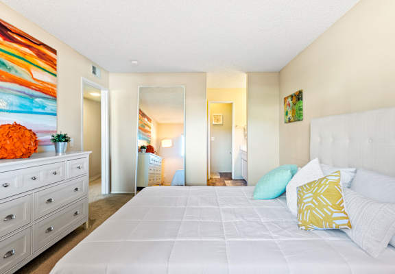 Spacious bedroom at River Oaks, Oceanside, CA